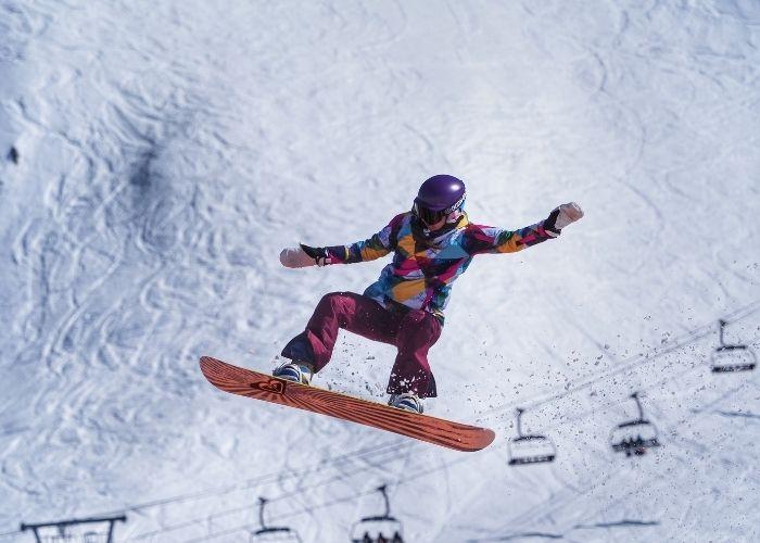 narty w ośrodku La Plagne we Francji 2022